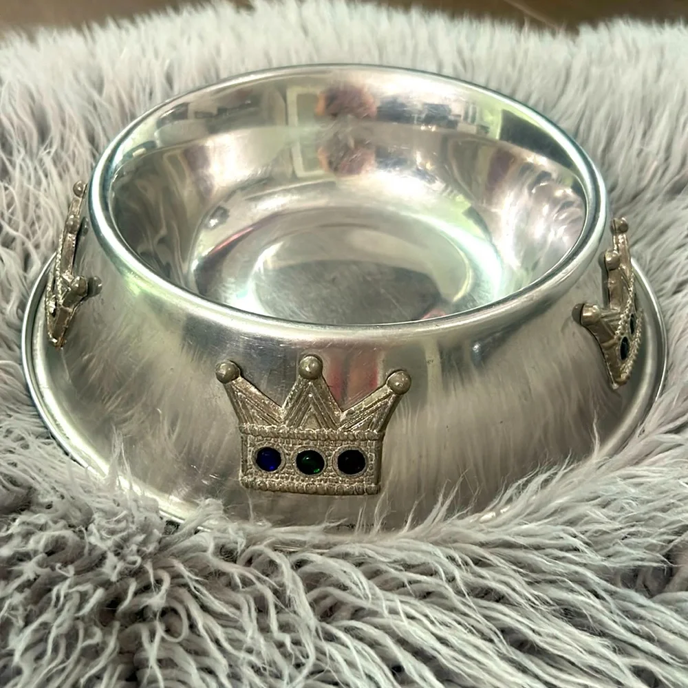 Princess dog bowl